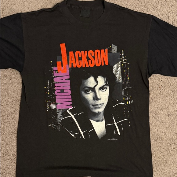 Michael Jackson Bad Tour 1988 Original Shirt - Flawless Condition Size L Rare